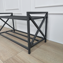 Unassembled Metal Shoe Rack Loft