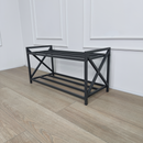 Unassembled Metal Shoe Rack Loft