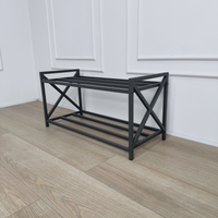 Unassembled Metal Shoe Rack Loft