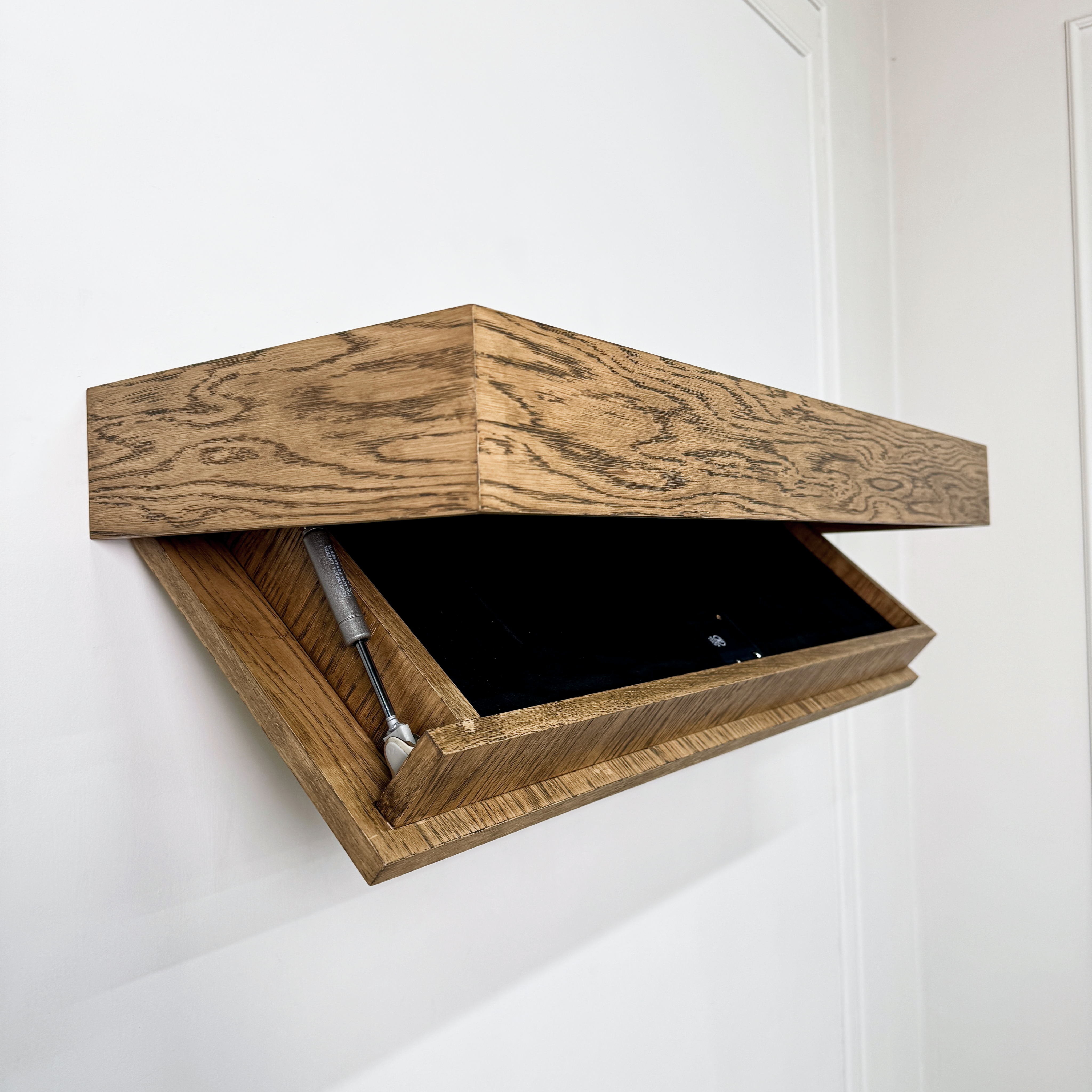 Hidden Wall Shelf Safe with Keyless Lock