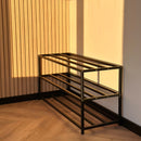 Compact Metal Shoe Rack