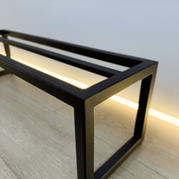 Contemporary Metal Shoe Shelf