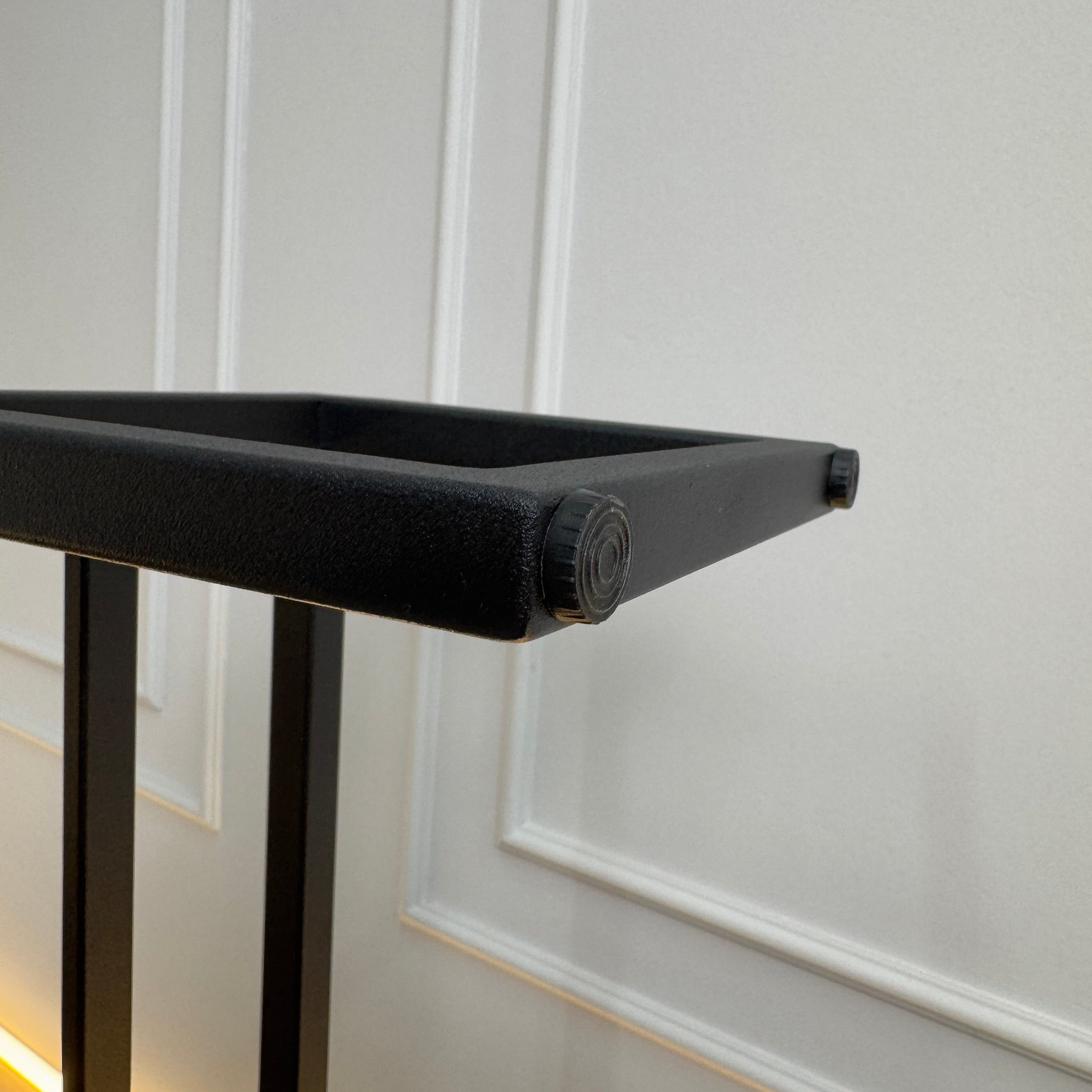 Contemporary Metal Shoe Shelf