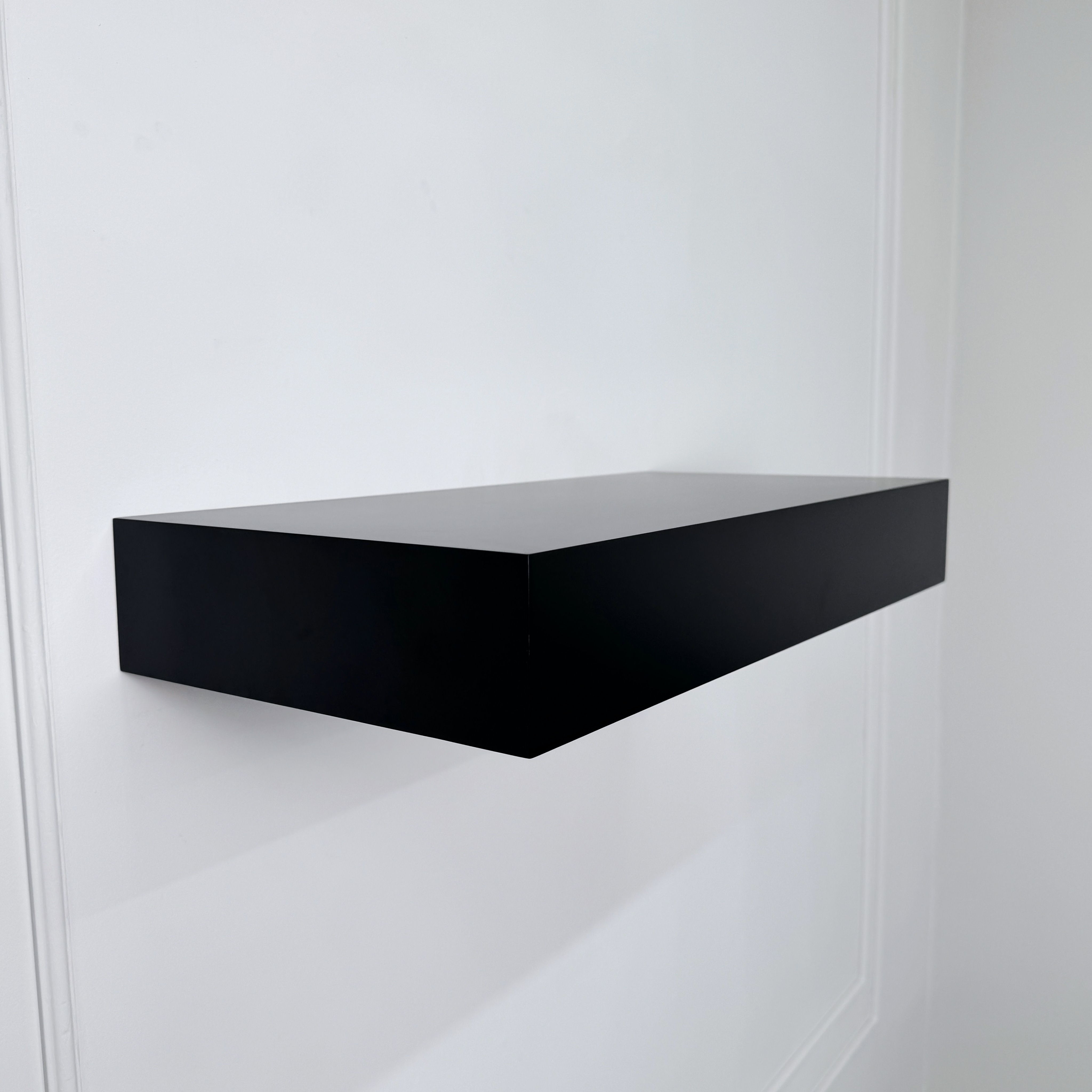 Stylish Wall Shelf with Built-In Safe