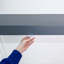 Stylish Wall Shelf with Built-In Safe