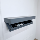Stylish Wall Shelf with Built-In Safe